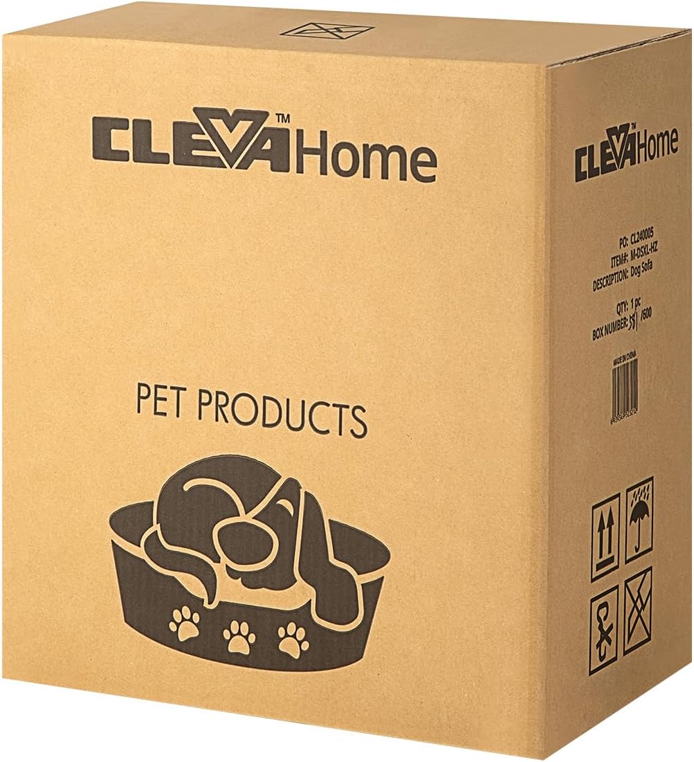 ClevaHome Small Dog Car Seat & Travel Carrier & Pet Bed, Non-Slip Booster Seat for Dogs up to 10lbs, Fashionable Pet Carrier Bag for Indoor and Outdoor