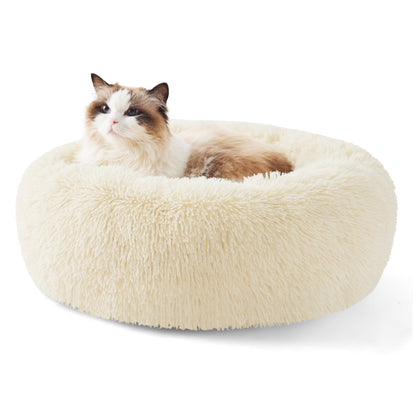 Calming Donut Bed for Dogs and Cats