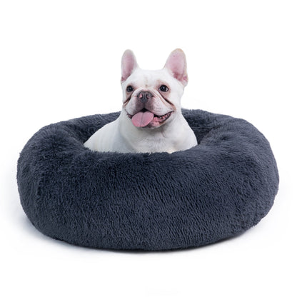 Calming Donut Bed for Dogs and Cats