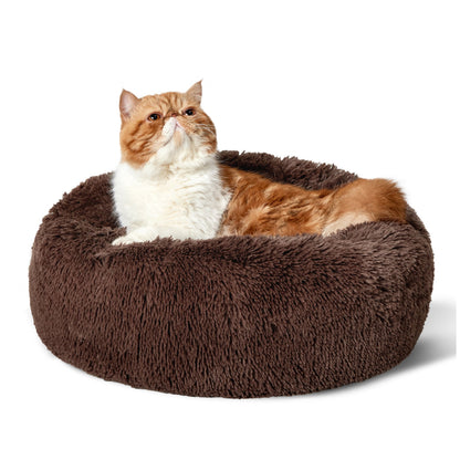 Calming Donut Bed for Dogs and Cats