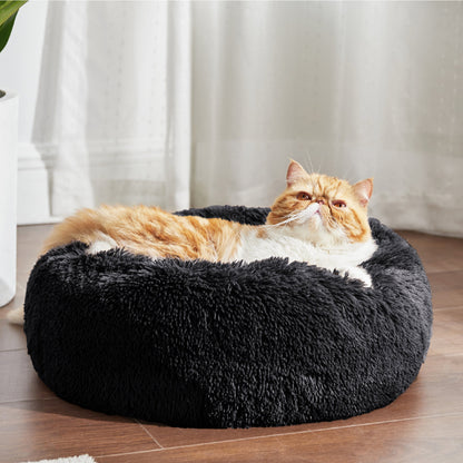 Calming Donut Bed for Dogs and Cats