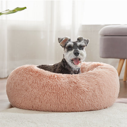 Calming Donut Bed for Dogs and Cats