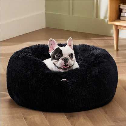 Calming Donut Bed for Dogs and Cats