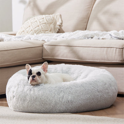 Calming Donut Bed for Dogs and Cats