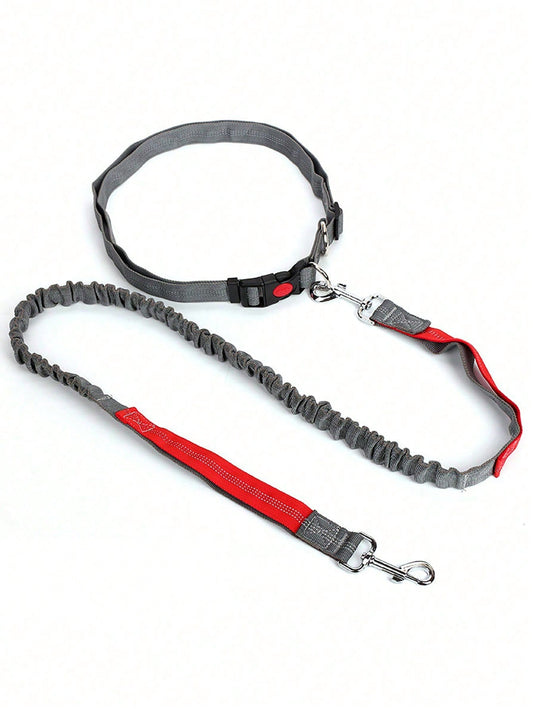 1 Piece Dog Leash With Elastic Reflective Thread, Pet Supplies For Outdoor Walking, Running