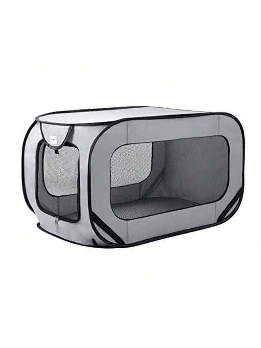 Pet Cage36in Portable Large Dog Bed Pop Up Dog Kennel Indoor Outdoor Crate For Pets Portable Car Seat Kennel Cat Bed Collection GreyYU