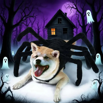 1pcs halloween spider costume funny pet cat dog clothes for small medium-sized dog clothings halloween cosplay pet accessories