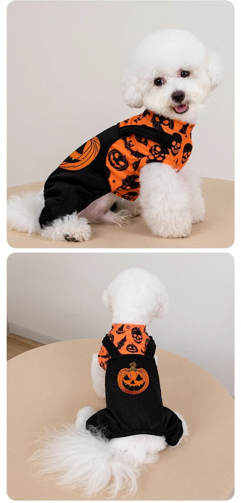 2026 New Halloween Party Pet Costume Dog Outfit Autumn and Winter Holiday Dress Cat Four-Leg Clothes Pet Supplies