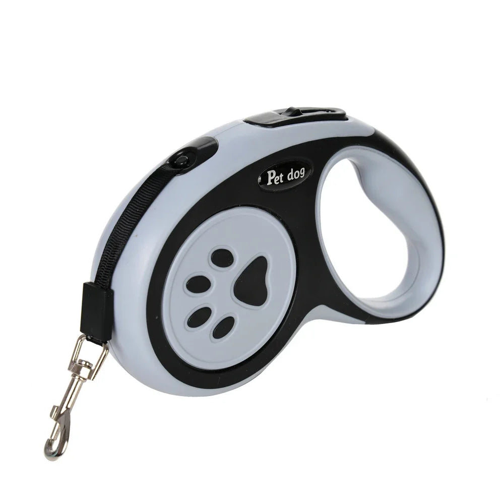 3m 5m Nylon Pet Dog Leash Automatic Retractable Extending Rope Puppy Walking Running Traction Roulette For Small Big Dogs Cats