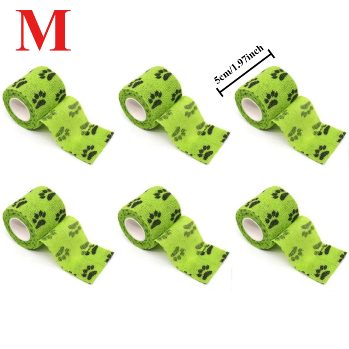 12/6pcs Pet Puppys Anti Dirt Tool Legging Self Adhesive Bandages for Walking Dog Feet Wrapping Protective Bandages Dog Accessory