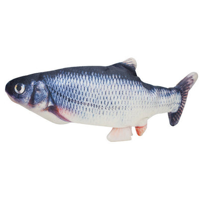 2025 New Portable Electric Moving Cat Fish Toy Interactive Flopping Self-Moving Fish Toy USB Charging for Cats/Puppy/Small Dogs