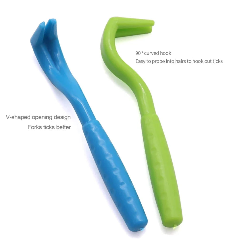 3-30PCS Flea Remover Hook Tick Remover Tweezer Tick Pull Cat Dog Grooming Insect Clips Kittens Lice Removal Pet Cleaning Tools