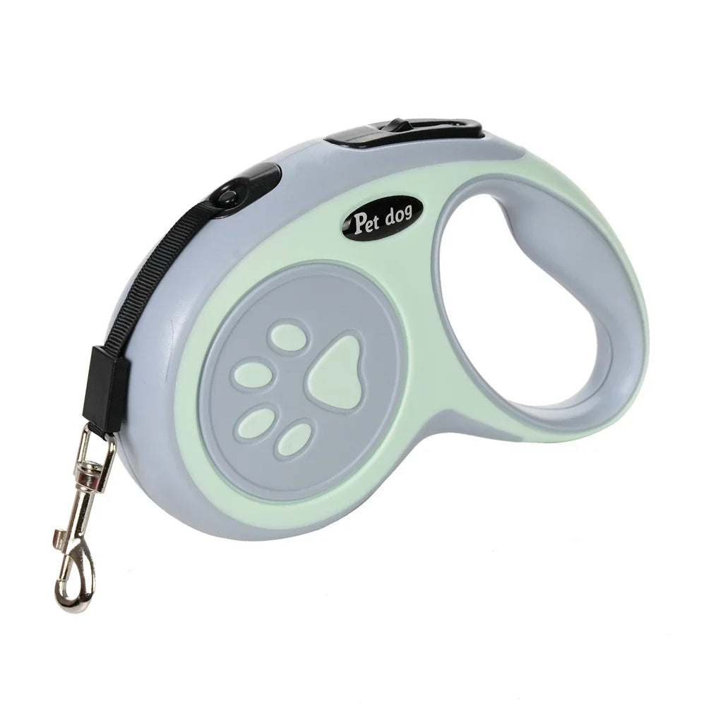 3m 5m Nylon Pet Dog Leash Automatic Retractable Extending Rope Puppy Walking Running Traction Roulette For Small Big Dogs Cats